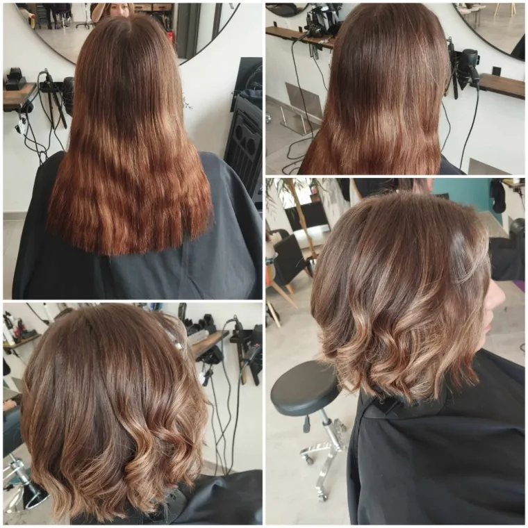 Avant/après chez Hair'mo , Vézeronce-Curtin, Hair'mony