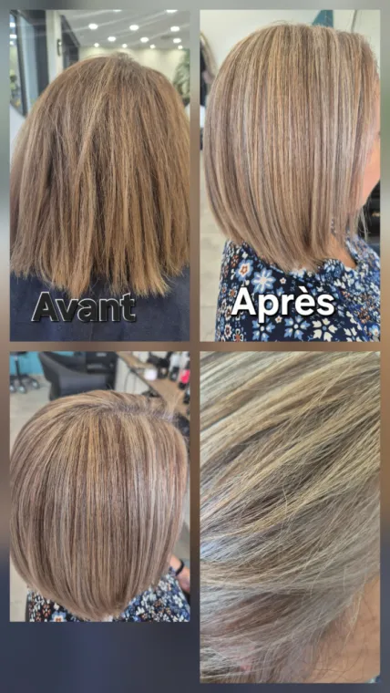 Balayage pour revenir à une couleur naturelle proche de Morestel, Vézeronce-Curtin, Hair'mony
